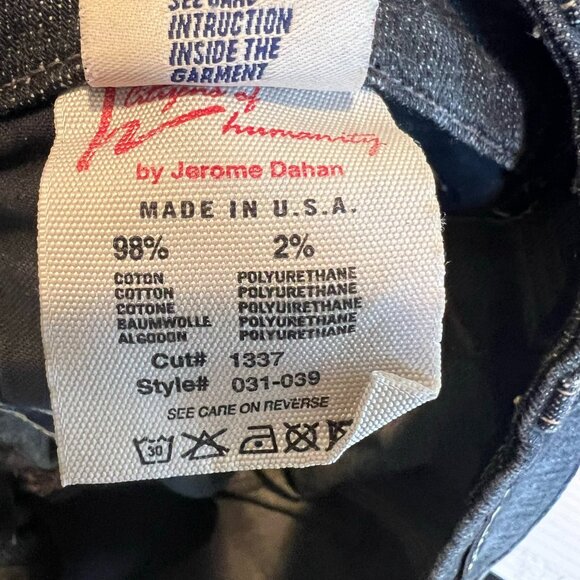 Women's Citizens of Humanity Flare Distressed Gray/Black Jeans Size 29 - Picture 5 of 5